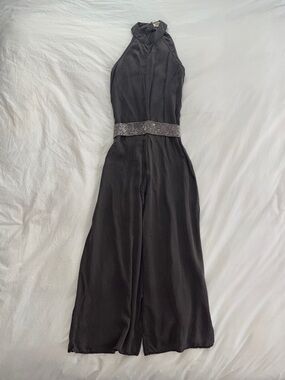 CLOTH & STONE Wide Leg Mock Neck Jumpsuit Anthropologie